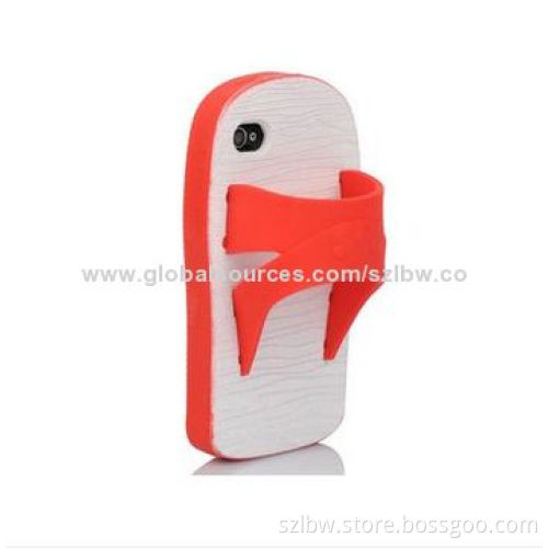 Cool Rose Slipper of Taiwan Soft Silicone Protective Case, 3D Design Allows Easy Grip as Well